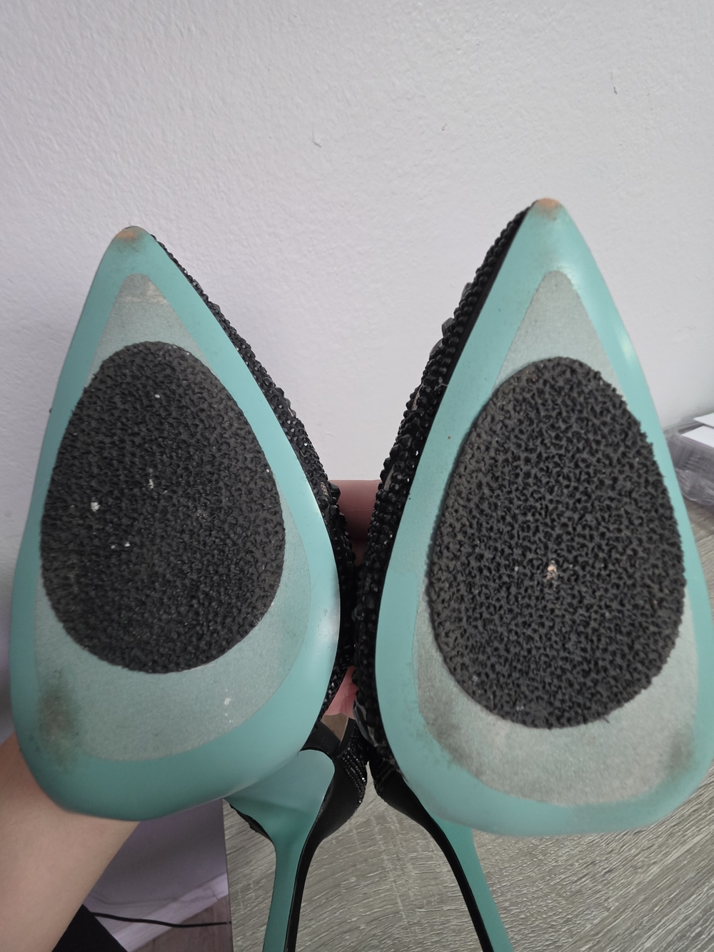 Betsey Johnson Chic Black Heels, Size 8 - Picture 5 of 9